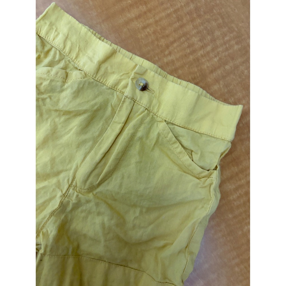 Kate Quinn Yellow Organic Cotton Shorts 12-18M Toddler Boys Girls Mustard